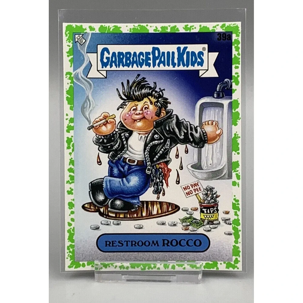 Green Parallel 2020 Garbage Pail‎ Kids LATE TO SCHOOL Restroom Rocco